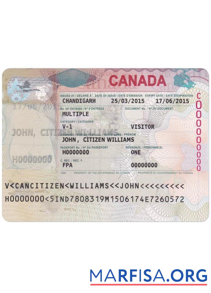 Realistic Canada visa real example